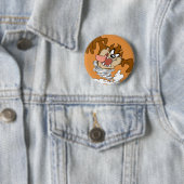 TAZ™ Draaiende Tornado Ronde Button 5,7 Cm (In situ)