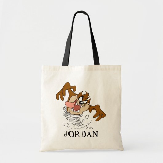 TAZ™ Draaiende Tornado Tote Bag (Voorkant)