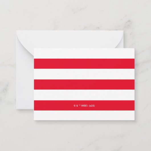 TAZ™ Draaikolk Tornado | Valentijnsdag Notitiekaartje (Achterkant)