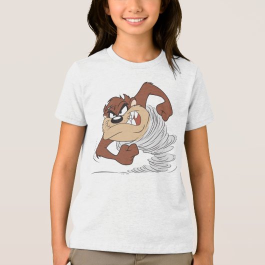 TAZ™ draait snel Tri-Blend Shirt (Voorkant)