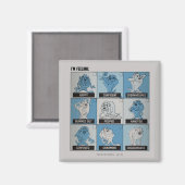 TAZ™ emotie selectievakje Magneet (Voorkant / Achterkant)