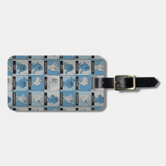 TAZ™ Emotion Checkbox Bagagelabel (Voorkant horizontaal)