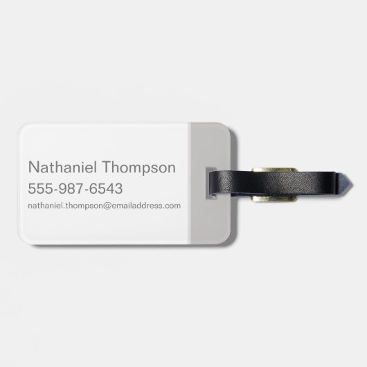 TAZ™ Emotion Checkbox Bagagelabel (Achterkant horizontaal)