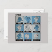 TAZ™ Emotion Checkbox Briefkaart (Voorkant / Achterkant)