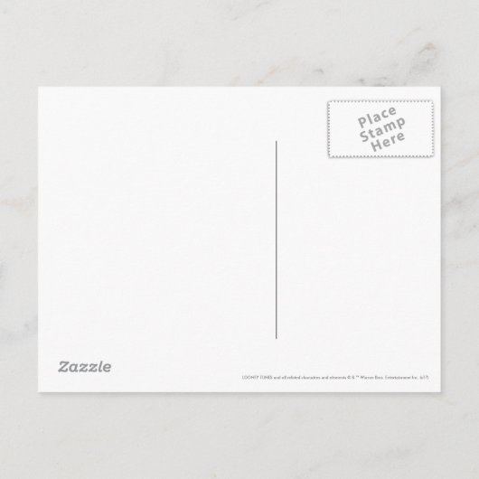 TAZ™ Emotion Checkbox Briefkaart (Achterkant)