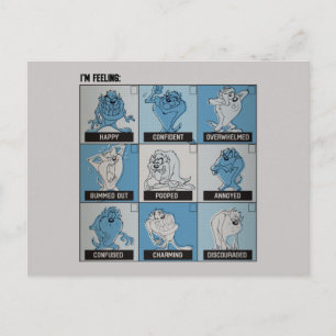 TAZ™ Emotion Checkbox Briefkaart