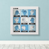 TAZ™ Emotion Checkbox Canvas Afdruk (Insitu (Houten vloer))