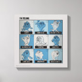 TAZ™ Emotion Checkbox Canvas Afdruk (Voorkant)