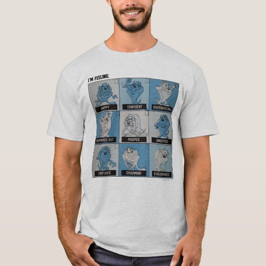 TAZ™ Emotion Checkbox T-shirt (Voorkant)