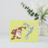 TAZ™ en BUGS BUNNY™ Briefkaart (Staand voorkant)
