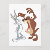 TAZ™- en BUGS BUNNY™-software niet eens ingebouwd Briefkaart (Voorkant)