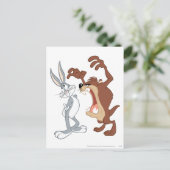 TAZ™- en BUGS BUNNY™-software niet eens ingebouwd Briefkaart (Staand voorkant)