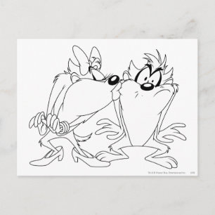 TAZ™ en She-Devil Briefkaart