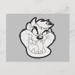 TAZ™ Evil Grin Badge Briefkaart