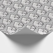 TAZ™ Evil Grin Badge Cadeaupapier (Hoek)