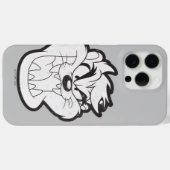 TAZ™ Evil Grin Badge Case-Mate iPhone Case (Achterkant (horizontaal))