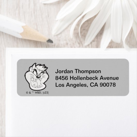 TAZ™ Evil Grin Badge Etiket (Insitu)