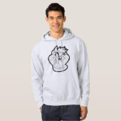 TAZ™ Evil Grin Badge Hoodie (Voorkant volledig)