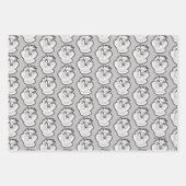 TAZ™ Evil Grin Badge Inpakpapier Vel (Voorkant 2)