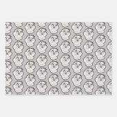 TAZ™ Evil Grin Badge Inpakpapier Vel (Voorkant)