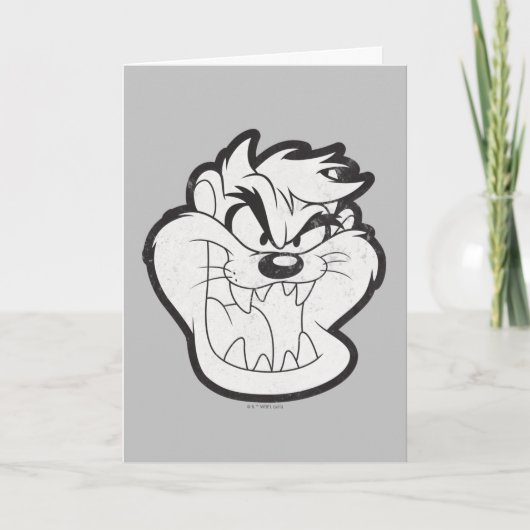 TAZ™ Evil Grin Badge Kaart (Voorkant)
