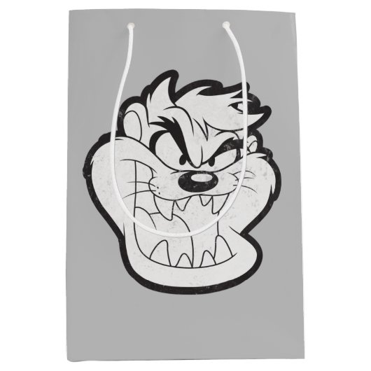 TAZ™ Evil Grin Badge Medium Cadeauzakje (Voorkant)