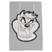 TAZ™ Evil Grin Badge Medium Cadeauzakje (Achterkant)