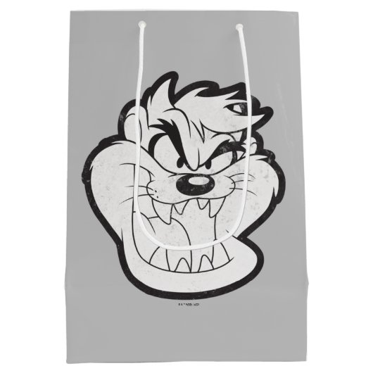 TAZ™ Evil Grin Badge Medium Cadeauzakje (Achterkant)