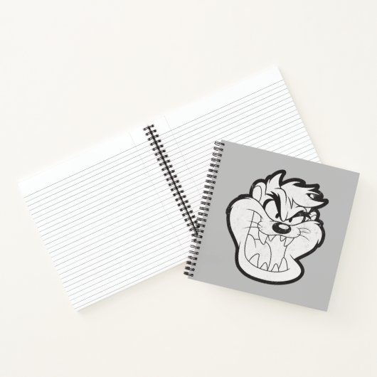 TAZ™ Evil Grin Badge Notitieboek (Binnen)