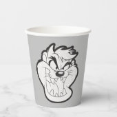 TAZ™ Evil Grin Badge Papieren Bekers (Voorkant)