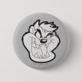 TAZ™ Evil Grin Badge Ronde Button 5,7 Cm (Voorkant)