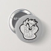 TAZ™ Evil Grin Badge Ronde Button 5,7 Cm (Voorkant /achterkant)