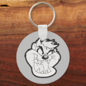 TAZ™ Evil Grin Badge Sleutelhanger (Achterkant)