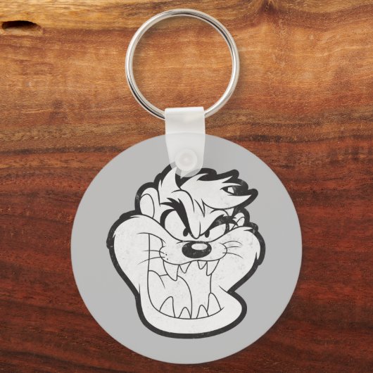 TAZ™ Evil Grin Badge Sleutelhanger (Achterkant)