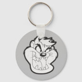 TAZ™ Evil Grin Badge Sleutelhanger (Achterkant)