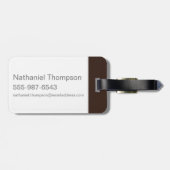 TAZ™ Evil Grin Bagagelabel (Achterkant horizontaal)