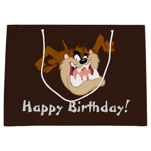 TAZ™ Evil Grin Large Cadeautasje (Voorkant)