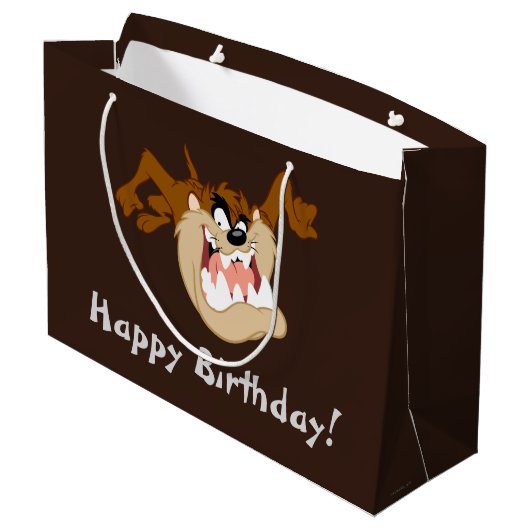 TAZ™ Evil Grin Large Cadeautasje (Achterkant Gekanteld)