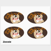 TAZ™ Evil Grin Ovale Sticker (Vel)