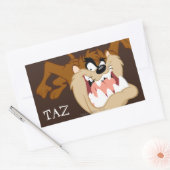 TAZ™ Evil Grin Rechthoekige Sticker (Envelop)