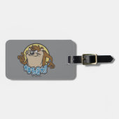 TAZ™ Expletive Circle Graphic Bagagelabel (Voorkant horizontaal)