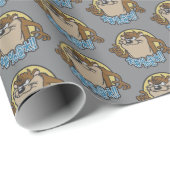 TAZ™ Expletive Circle Graphic Cadeaupapier (Rol Hoek)