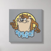 TAZ™ Expletive Circle Graphic Canvas Afdruk (Voorkant)