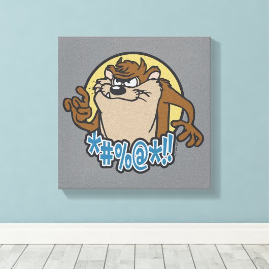 TAZ™ Expletive Circle Graphic Canvas Afdruk (Insitu (Houten vloer))