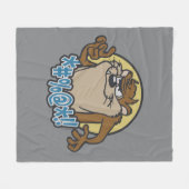 TAZ™ Expletive Circle Graphic Fleece Deken (Voorkant (Horizontaal))