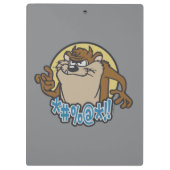 TAZ™ Expletive Circle Graphic Klembord (Achterkant)