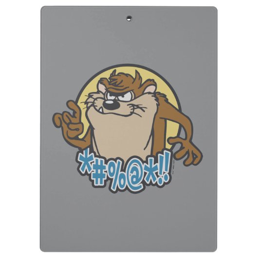 TAZ™ Expletive Circle Graphic Klembord (Achterkant)