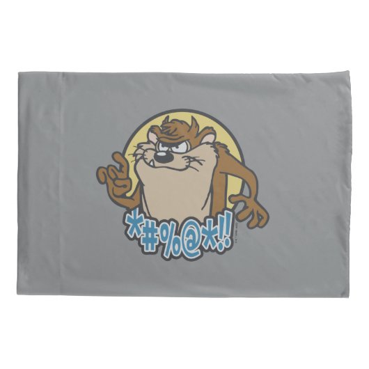 TAZ™ Expletive Circle Graphic Kussensloop (Achterkant)