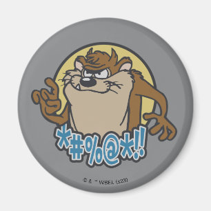 TAZ™ Expletive Circle Graphic Magneet