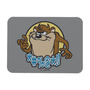 TAZ™ Expletive Circle Graphic Magneet